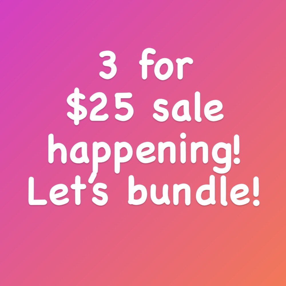 Add a ❤️ to the items, willing to negotiate.